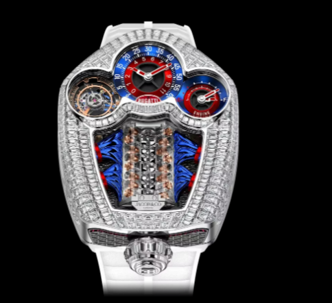 Jacob & Co BU820.30.BD.AA.ABRUA bugatti tourbillon baguette White Gold​ replica watch